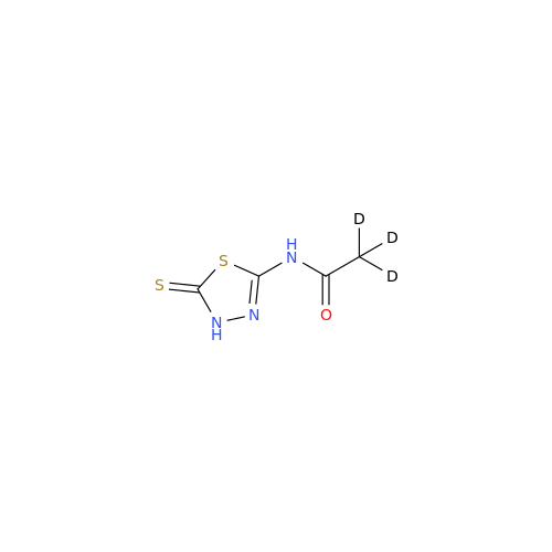 2-Acetamido-5-Mercapto-1,3,4-Thiadiazole D3