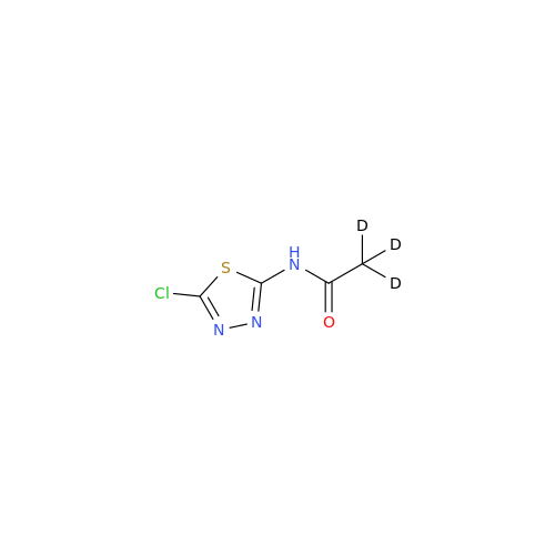 N-(5-Chloro-1,3,4-thiadiazol-2-yl)acetamide D3