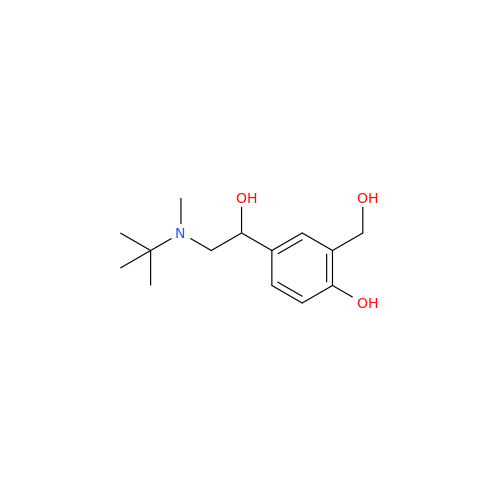 4-(2-(Tert-butyl(methyl)amino)-1-hydroxyethyl)-2-(hydroxymethyl)phenol
