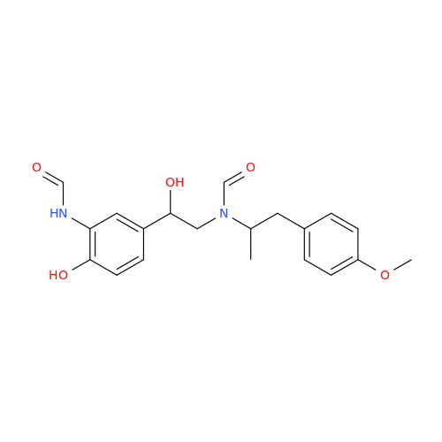 N-(2-(3-Formamido-4-hydroxyphenyl)-2-hydroxyethyl)-N-(1-(4-methoxyphenyl)propan-2-yl)formamide