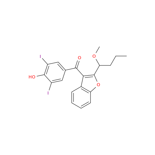 Des-O-[2-(diethylamino)ethyl]-1-methoxy Amiodarone