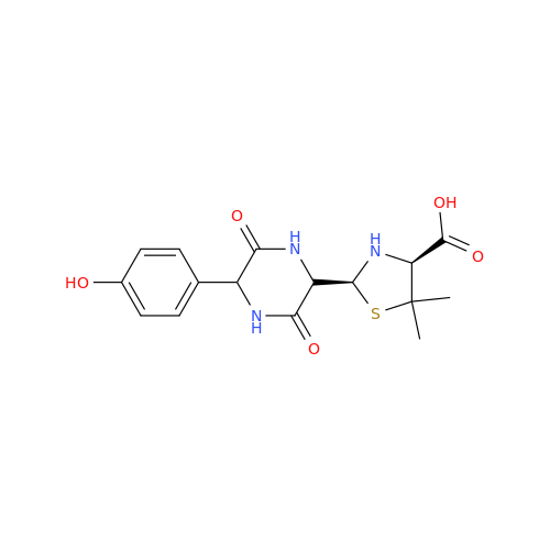 Amoxicillin (2S)-Piperazine-2,5-dione
