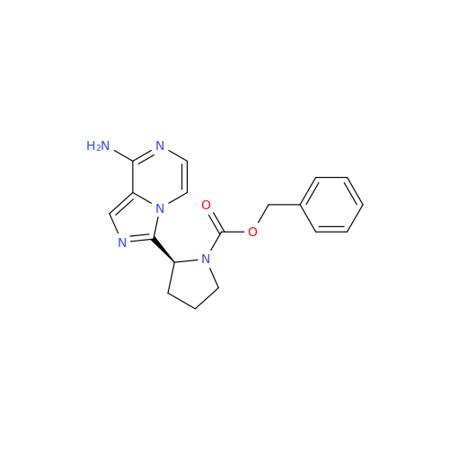Benzyl (S)-2-(8-aminoimidazo[1,5-a]pyrazin-3-yl)pyrrolidine-1-carboxylate
