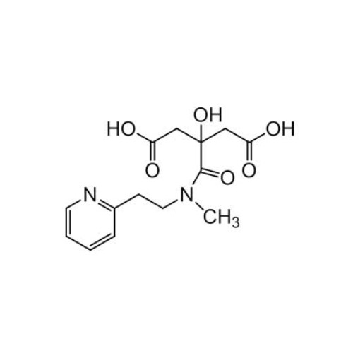 3-Hydroxy-3-(methyl(2-(pyridin-2- yl)ethyl)carbamoyl)pentanedioic Acid