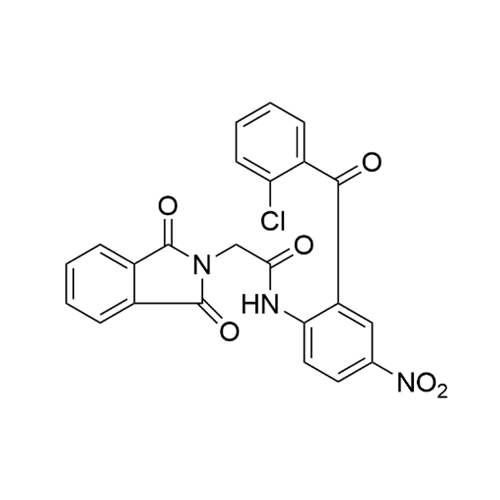 2-Phtalimidoacetamido-2'-Cl-5NO2-Bezophenone