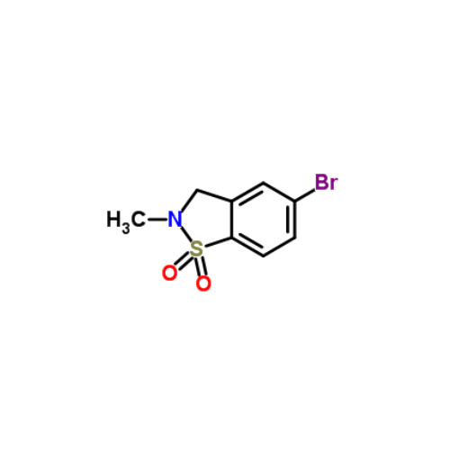 5-bromo-2-methyl-3H-1,2-benzothiazole 1,1-dioxide