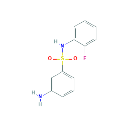 3-Amino-N-(2-fluorophenyl)benzene-1-sulfonamide