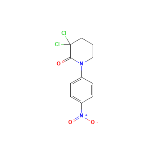 3,3-dichloro-1-(4-nitrophenyl)piperidin-2-one