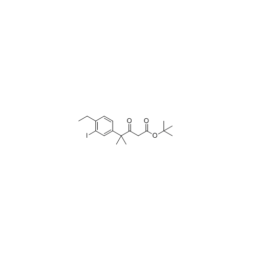 Tert-Butyl 4-(4-ethyl-3-iodophenyl)-4-methyl-3-oxopentanoate