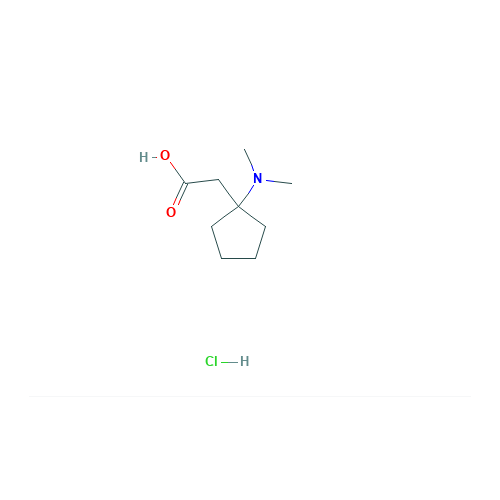 2-[1-(Dimethylamino)cyclopentyl]acetic acid hydrochloride