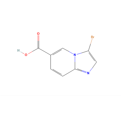 Imidazo[1,2-a]pyridine-6-carboxylicacid, 3-bromo-