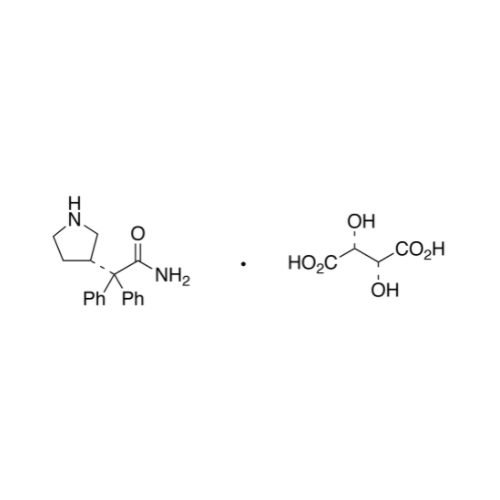 (S)-a,a-Diphenyl-3-pyrrolidineacetamide L-Tartrate