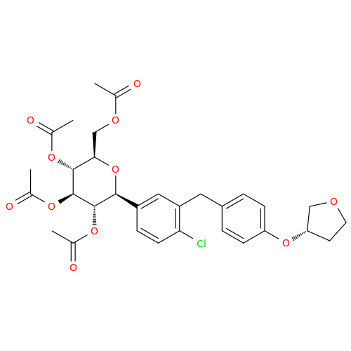 (S)-Empagliflozin Peracetyl Impurity