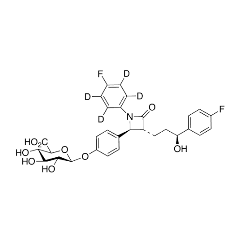 Ezetimibe Phenoxy Glucuronide -D4