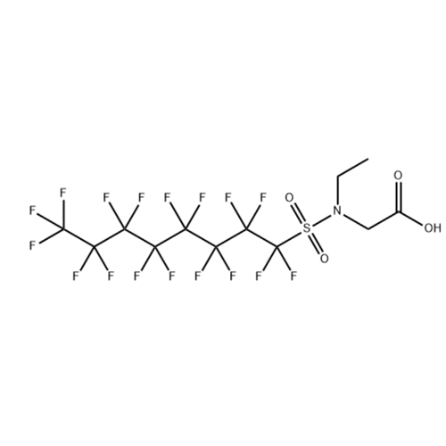 N-ethyl-N-[(heptadecafluorooctyl)sulphonyl]glycine