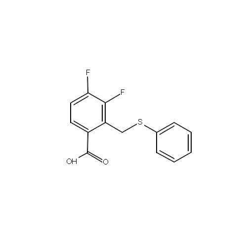 3,4-Difluoro-2-((phenylthio)methyl)benzoic acid