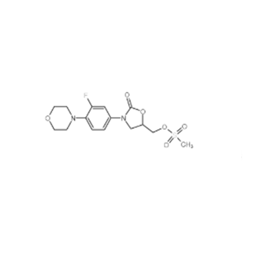 3-[3-fluoro-4-(4-morpholinyl)phenyl]-5- [[(methylsulfonyl)oxy]methyl]-2- oxazolidinone