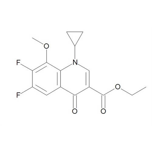 1-Cyclopropyl-6,7-difluoro-1,4-dihydro-8-methoxy-4-oxo-3-quinolinecarboxylic Acid Ethyl Ester