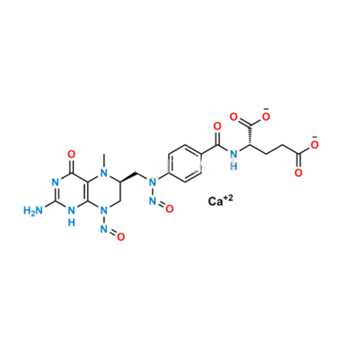 Dinitroso L-5 methyltetrahydrofolate calcium