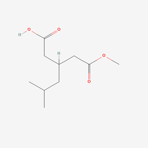 3-((methoxycarbonyl)methyl)-5-methylhexanoic acid