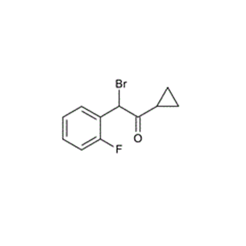 2-bromo-2-(2-fluorophenyl)-1- cyclopropylethanone