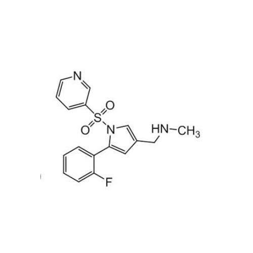 1-(5-(2-Fluorophenyl)-1-((1,4,5,6-tetrahydropyridin-3-yl)sulfonyl)-1H-pyrrol-3-yl)-N-methylmethanamine