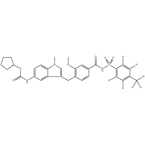 Zafirlukast p-Tolyl Isomer-d7